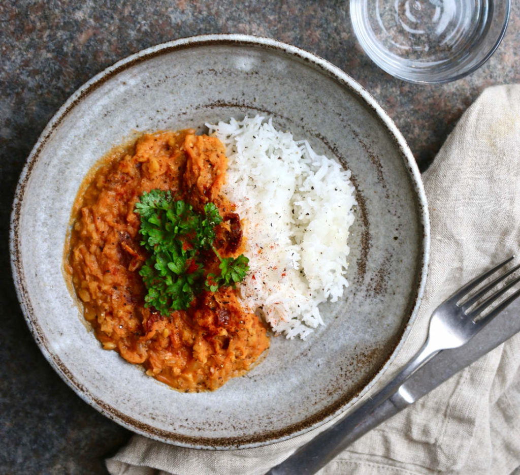 Recept på Linsstroganoff